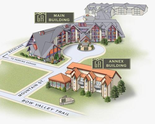 B&B Grand Rockies Resort 2Br 1Pullout 坎莫尔 外观 照片